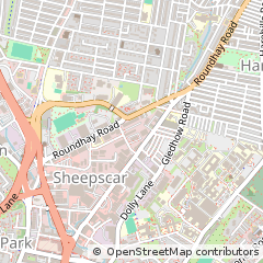 Map of Leeds, West Yorkshire