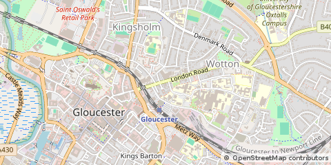 Map of Gloucester