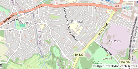 Map of Birmingham