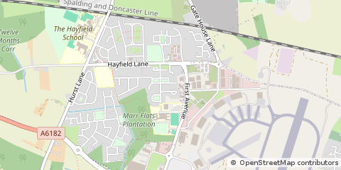 Map of Doncaster
