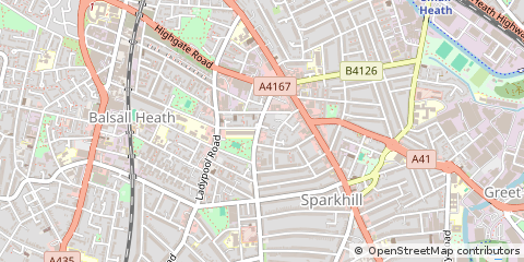 Map of Birmingham