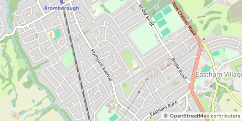 Map of Wirral