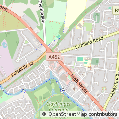 Map of Walsall