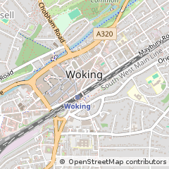 Map of Woking