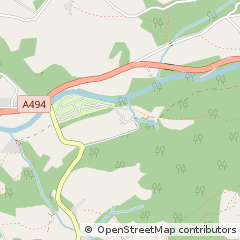 Map of Dolgellau, Gwynedd