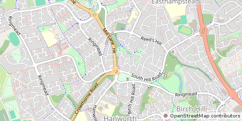 Map of Bracknell, Berkshire