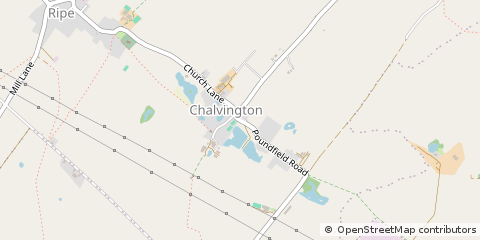 Map of Hailsham, East Sussex
