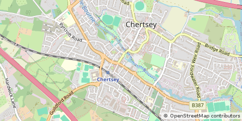 Map of Chertsey
