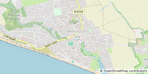 Map of Lymington, Hampshire