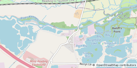 Map of Reading, Berkshire