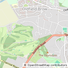 Map of Altrincham, Cheshire