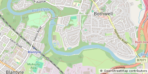 Map of Glasgow