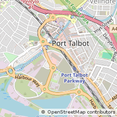 Map of Port Talbot