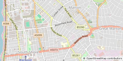 Map of Blackpool