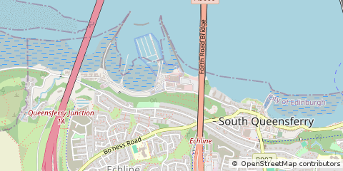Map of South Queensferry, Edinburgh