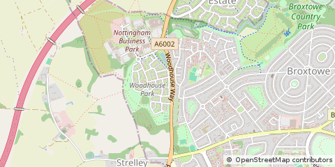 Map of Nottingham