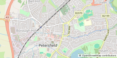 Map of Petersfield, Hampshire