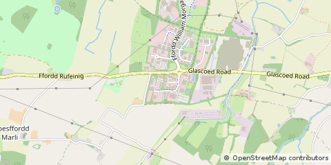 Map of ST Asaph, Denbighshire