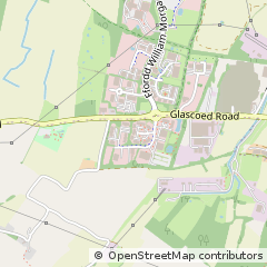 Map of ST Asaph, Denbighshire
