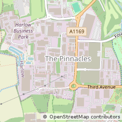 Map of Harlow, Essex