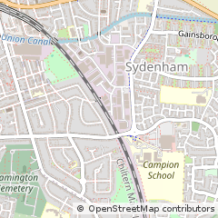 Map of Leamington SPA, Warwickshire