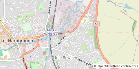 Map of Market Harborough