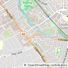 Map of Colindale, London