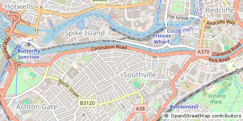 Map of Bristol, Avon