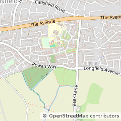 Map of Fareham, Hampshire