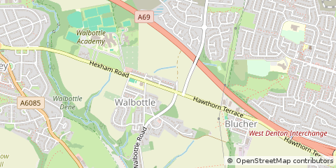 Map of Newcastle Upon Tyne