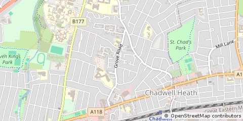 Map of Romford