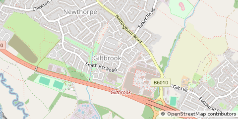 Map of Nottingham
