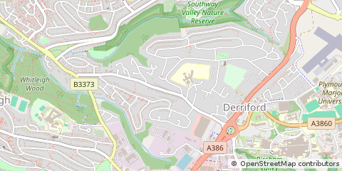 Map of Plymouth, Devon