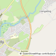 Map of Kidwelly