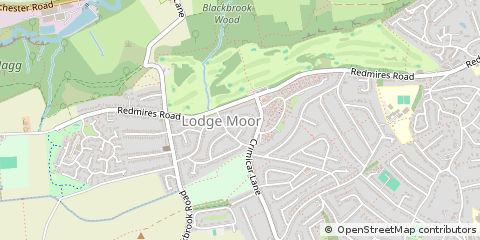 Map of Sheffield