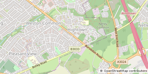 Map of Southampton
