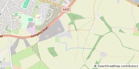 Map of Faringdon, Oxfordshire