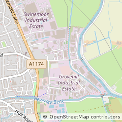Map of Beverley, East Yorkshire