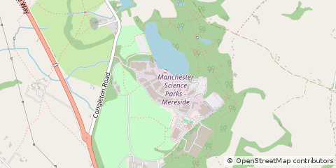 Map of Alderley Edge, East Cheshire