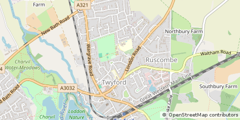 Map of Reading
