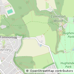 Map of High Wycombe, Buckinghamshire