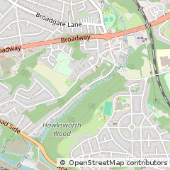 Map of Leeds, West Yorkshire