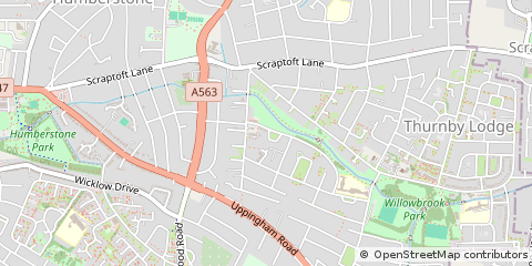 Map of Leicester