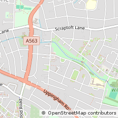 Map of Leicester