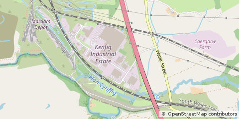 Map of Port Talbot, Castell-Nedd Port Talbot