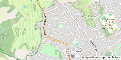 Map of Reading, Berks