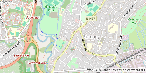 Map of Cardiff