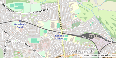 Map of Newcastle Upon Tyne