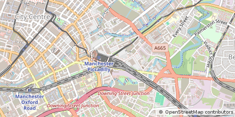 Map of Manchester