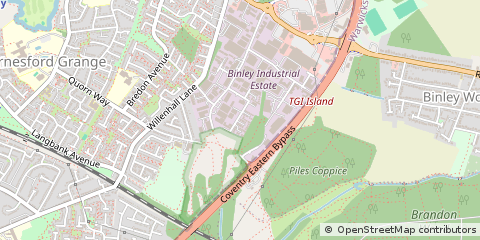 Map of Coventry